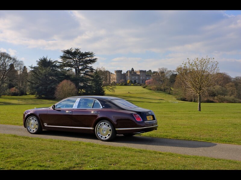 Bentley Mulsanne on a country road