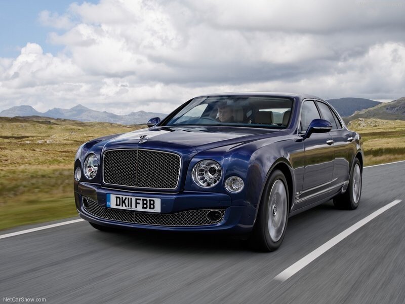Bentley Mulsanne on a scenic road