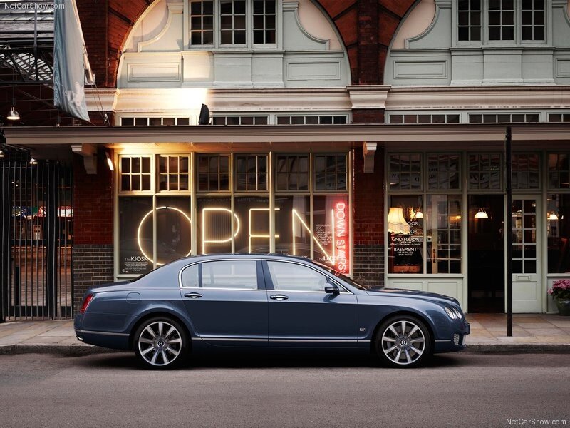 Bentley Mulsanne parked on street