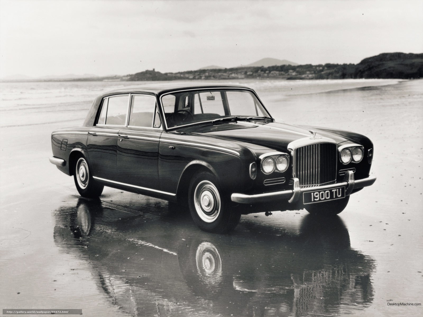 Bentley on the beach