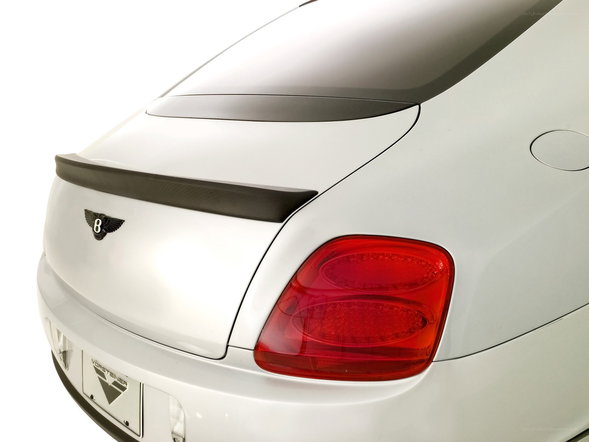 Bentley rear spoiler detail