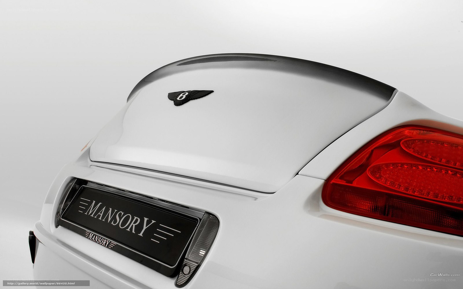 Bentley rear trunk detail
