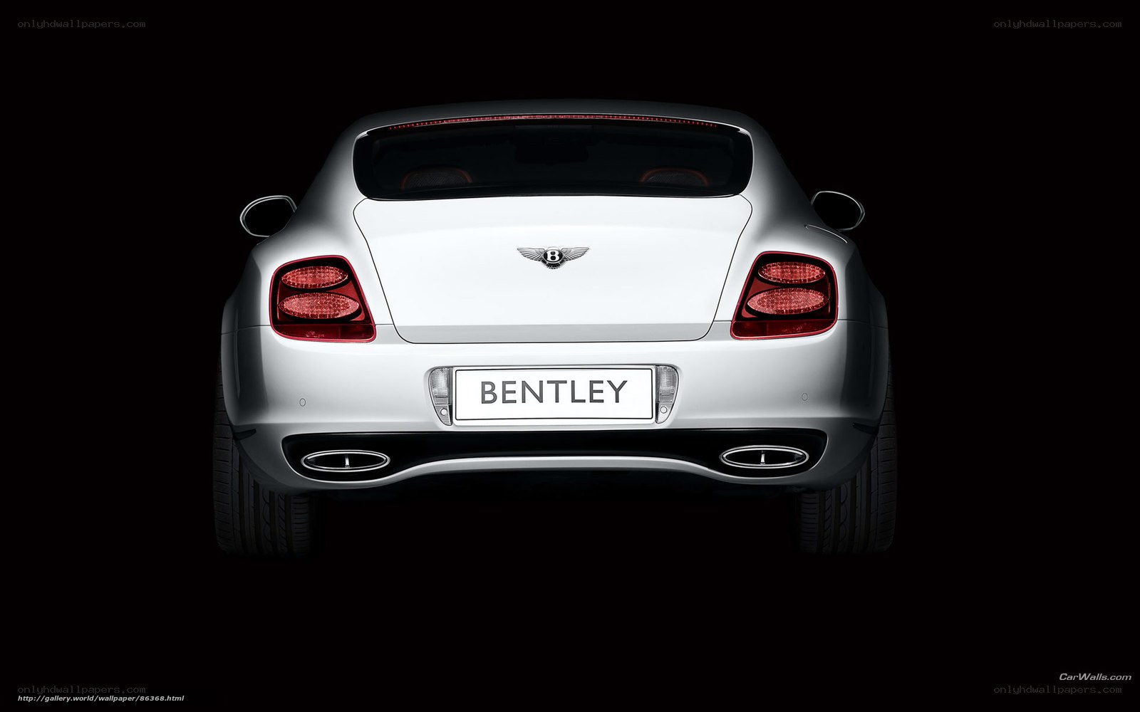 Bentley rear view