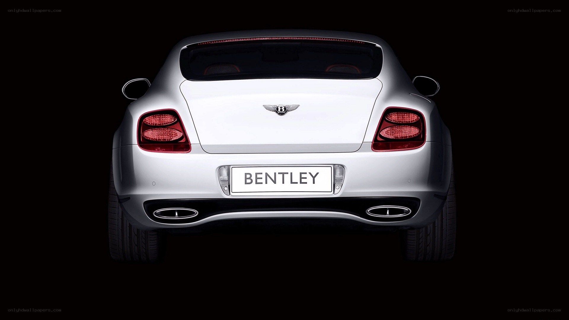Bentley rear view