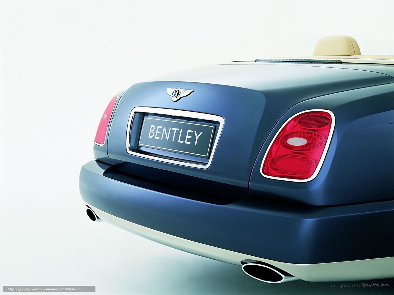 Bentley rear view