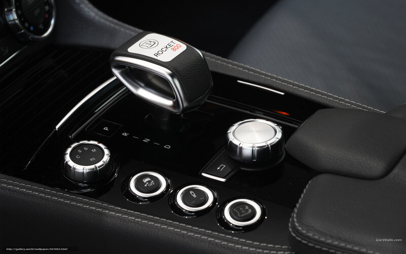 Bentley Rocket 800 gear shifter