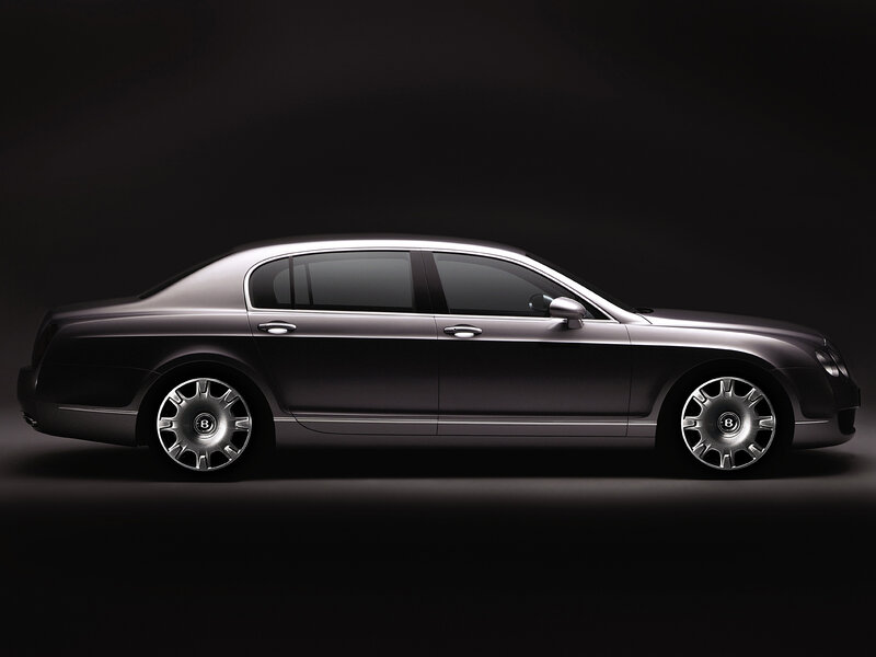 Bentley sedan side profile