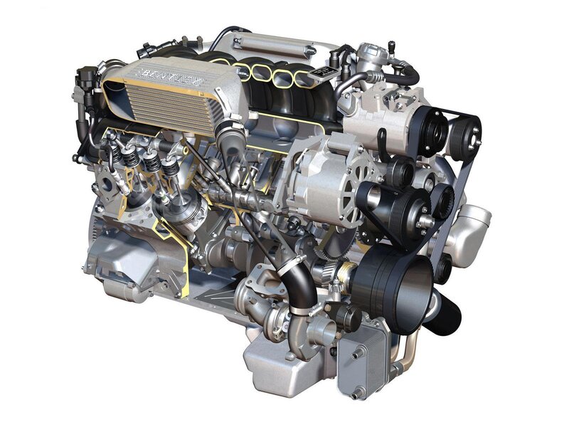 Bentley V8 engine