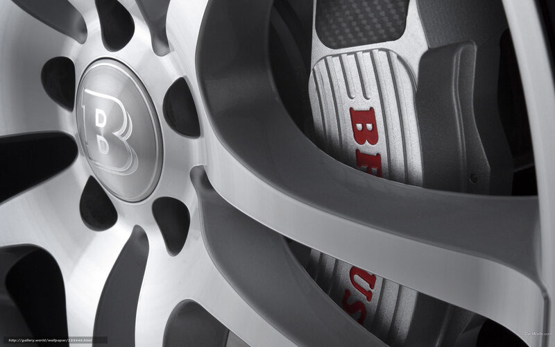 Bentley wheel and brake detail