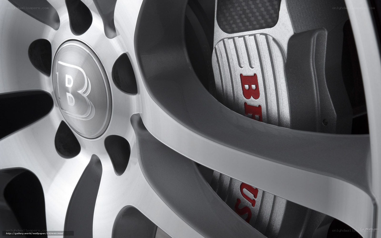 Bentley wheel and brake detail