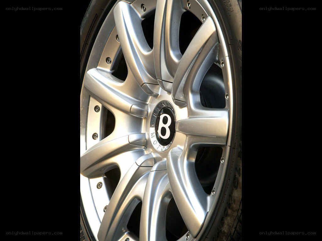 Bentley wheel close-up