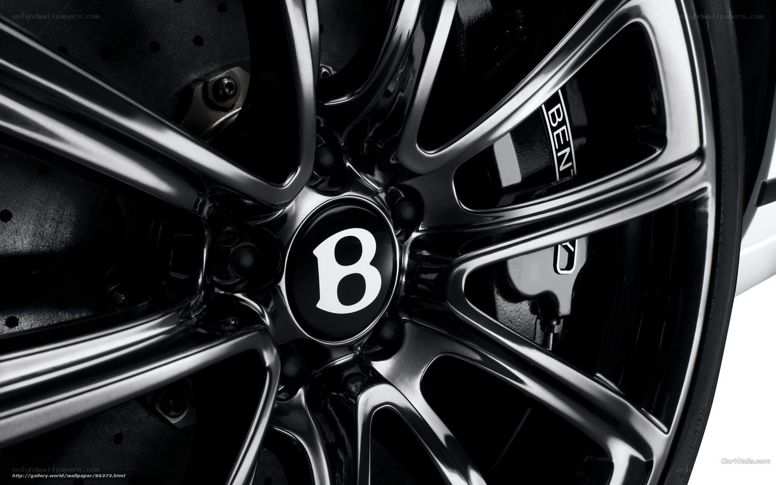 Bentley wheel close-up
