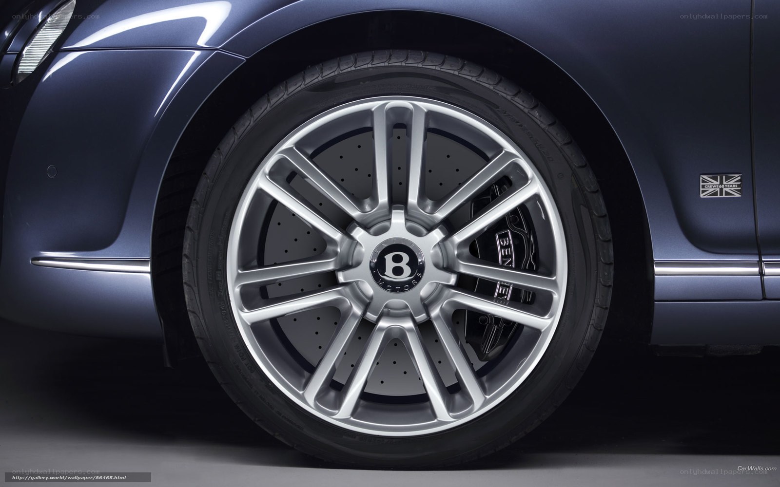 Bentley wheel close-up
