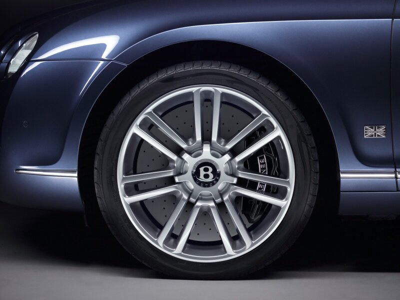 Bentley Wheel Detail — Blue