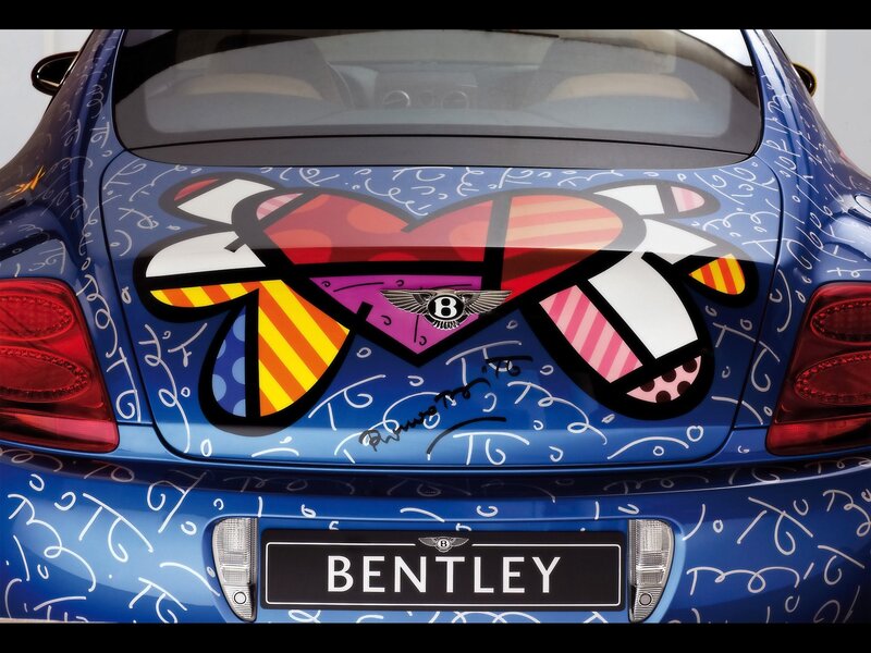 Bentley with Britto art