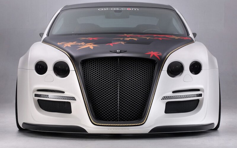 Bentley with custom graphics
