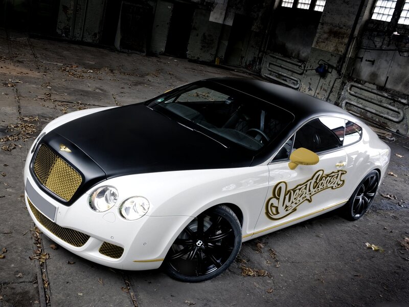 Bentley with custom graphics