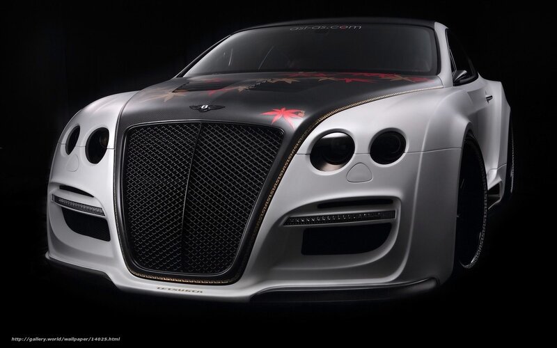 Bentley with custom graphics