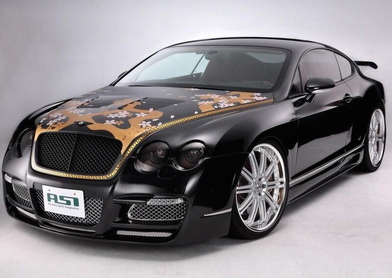 Bentley with custom livery