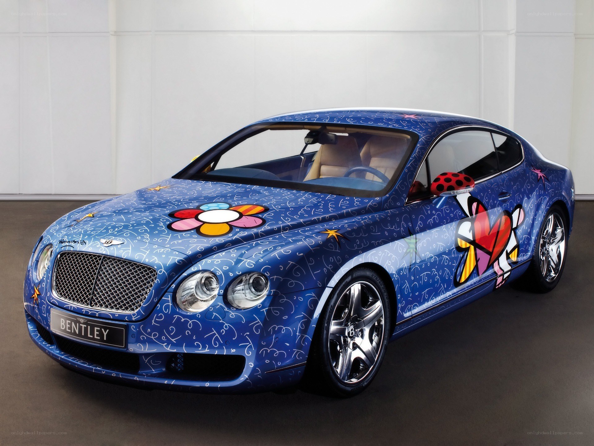 Bentley with pop art design