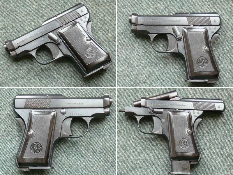 Beretta 418 pistol views