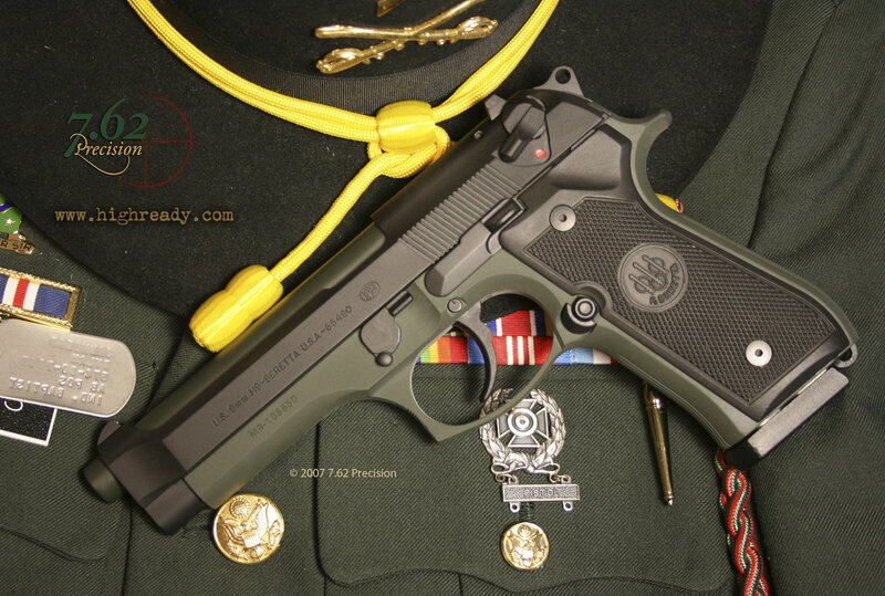 Beretta M9 Pistol — Green