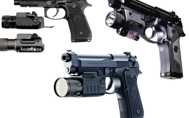 Beretta Pistol with Accessories