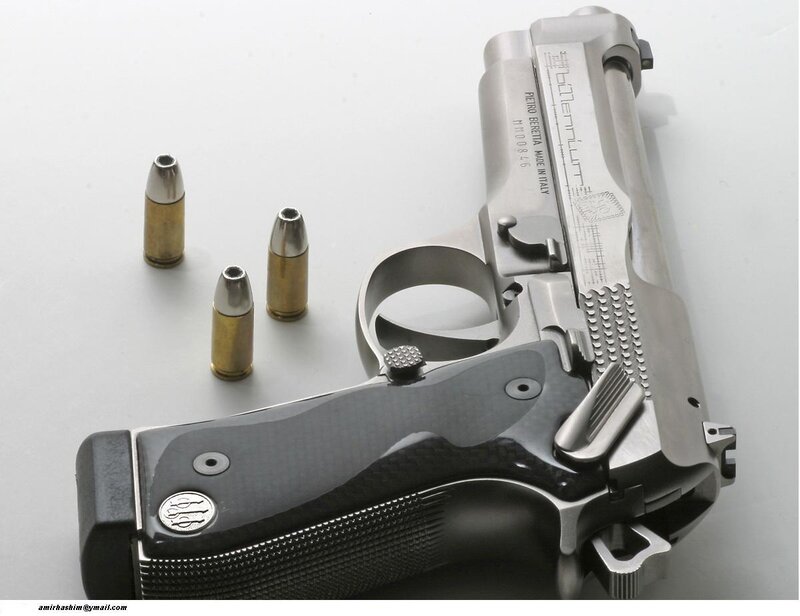 Beretta Pistol with Bullets