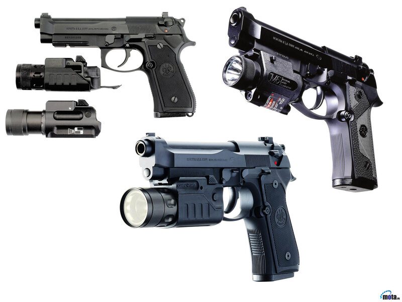 Beretta Pistols with Lights
