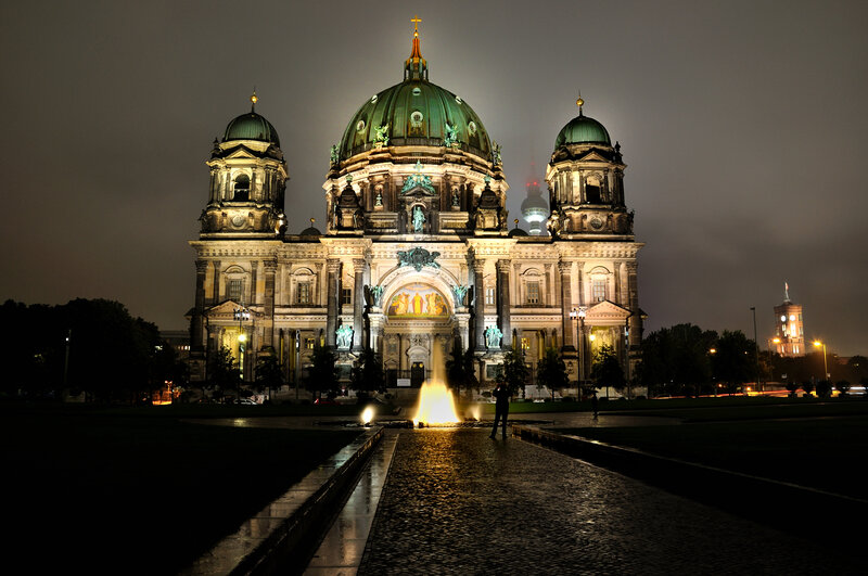 Berlin Cathedral at Night — Green