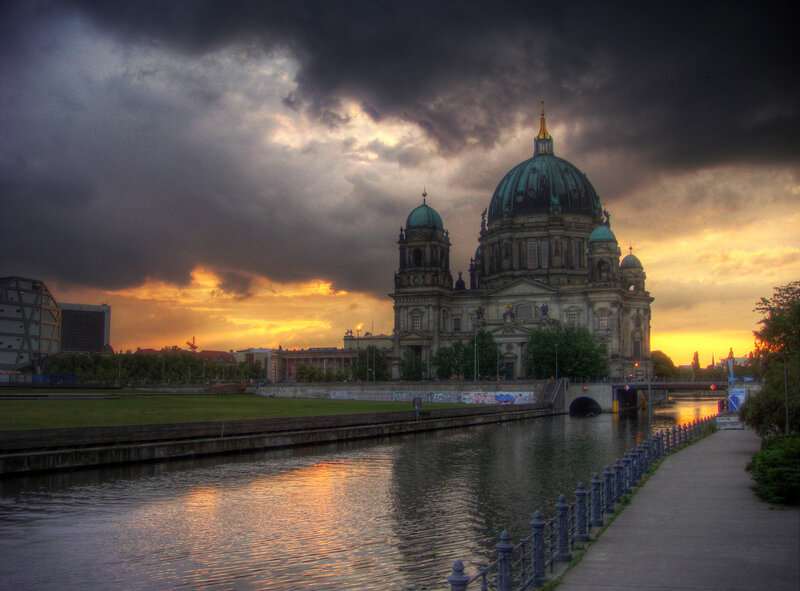 Berlin Cathedral at Sunset