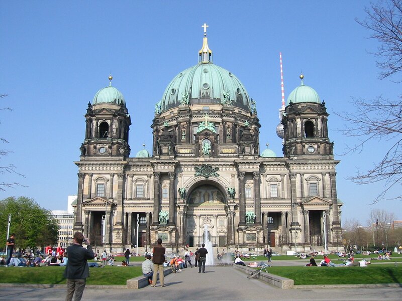 Berlin Cathedral — Blue, Serene, Afternoon, Photograph