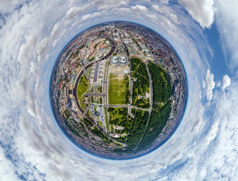 Berlin Cityscape — Blue
