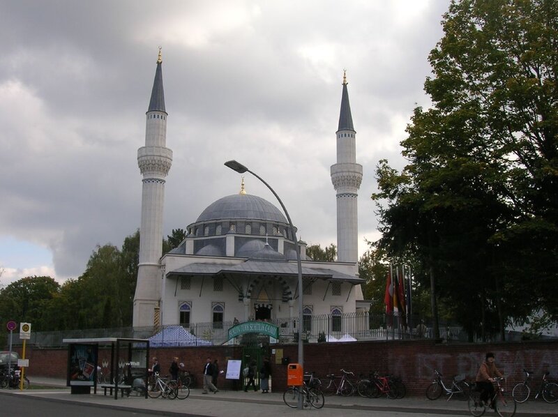 Berlin mosque with minarets