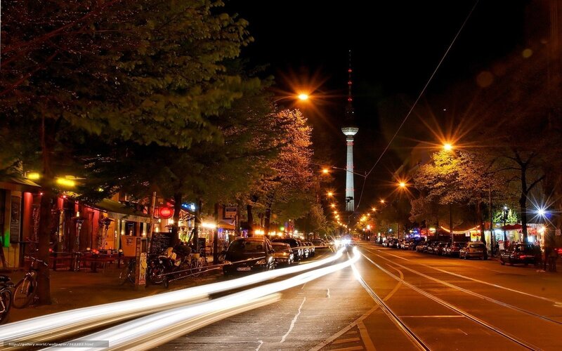 Berlin Night Street