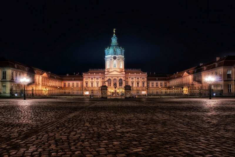 Berlin Palace at night