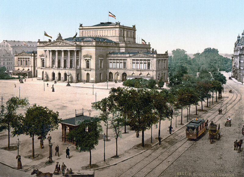 Berlin State Opera and square