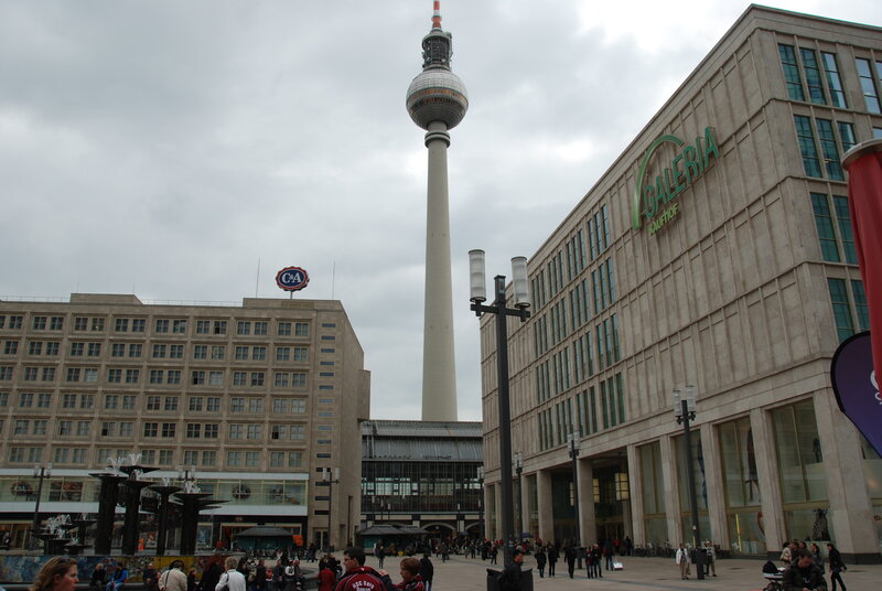Berlin TV Tower and Galeria Kaufhof