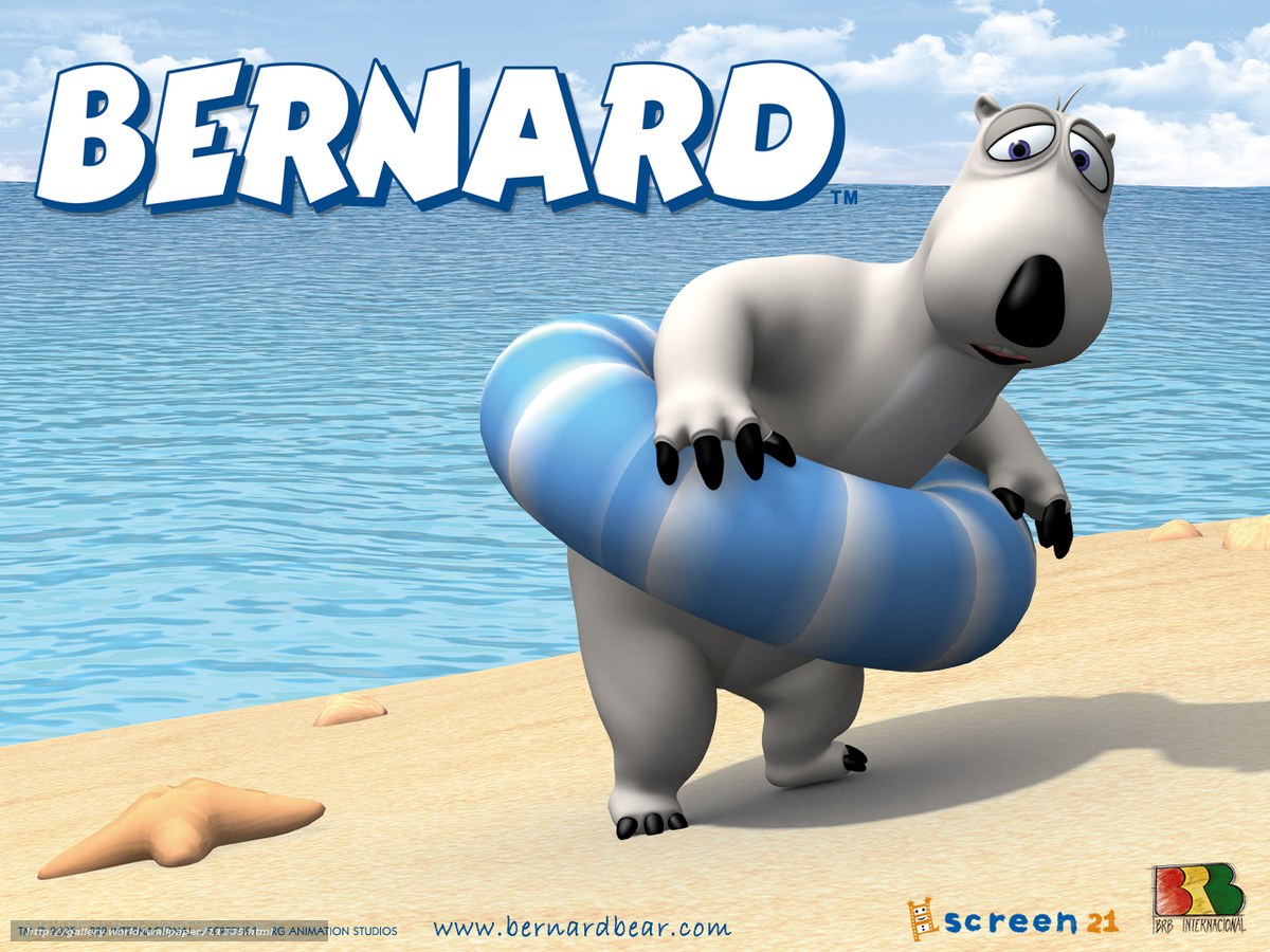 Bernard the Bear at the beach
