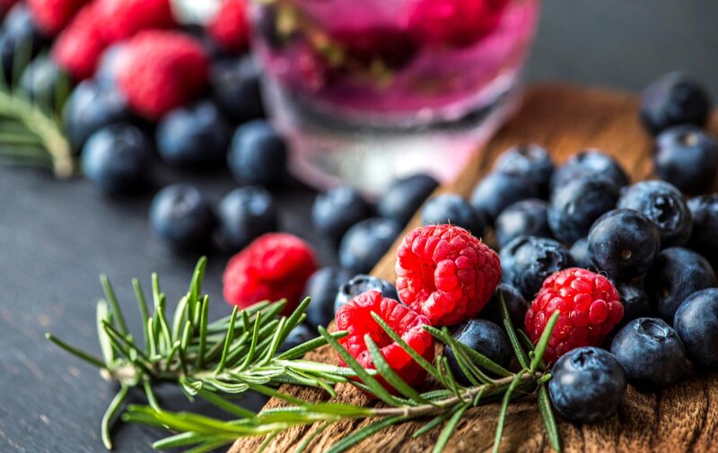 Berries and Rosemary