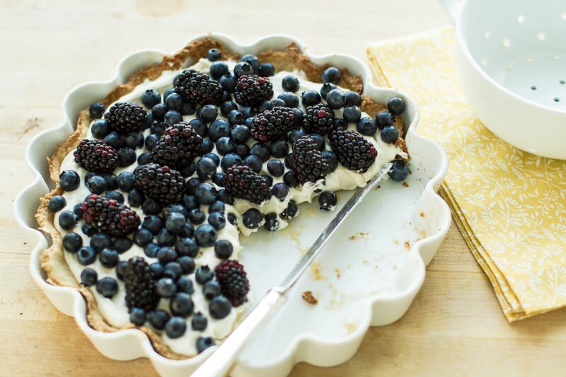 Berry Tart in Dish
