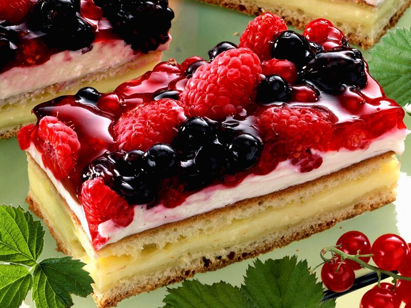 Berry Tart Slice