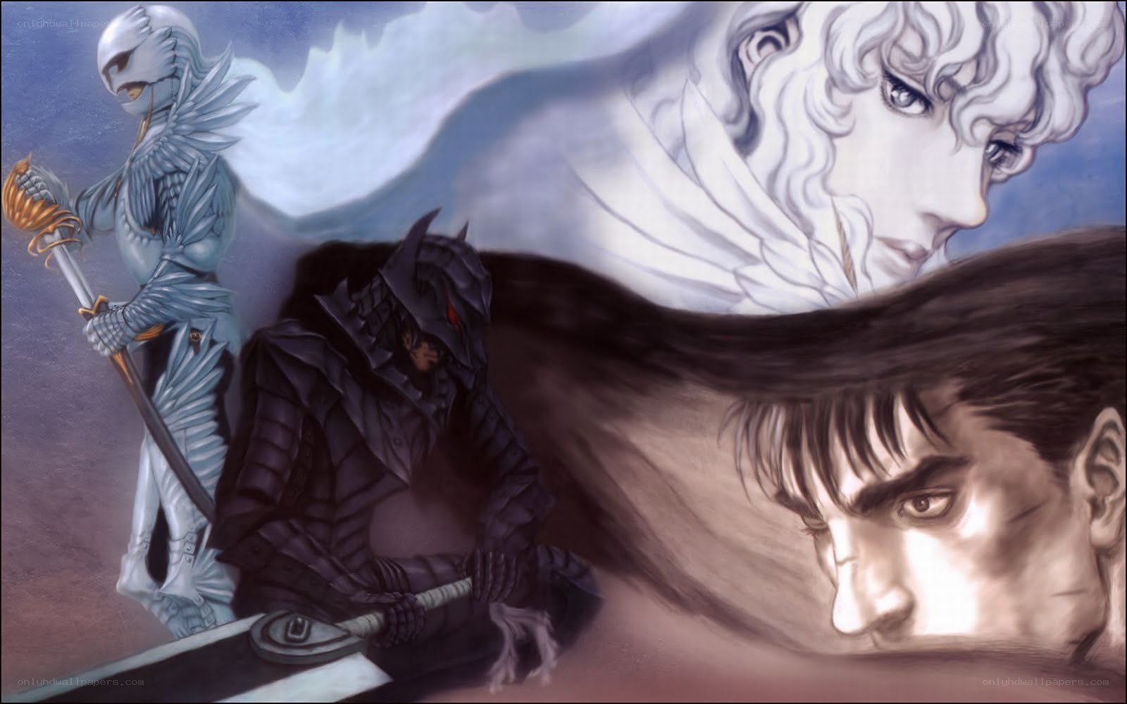 Berserk character collage