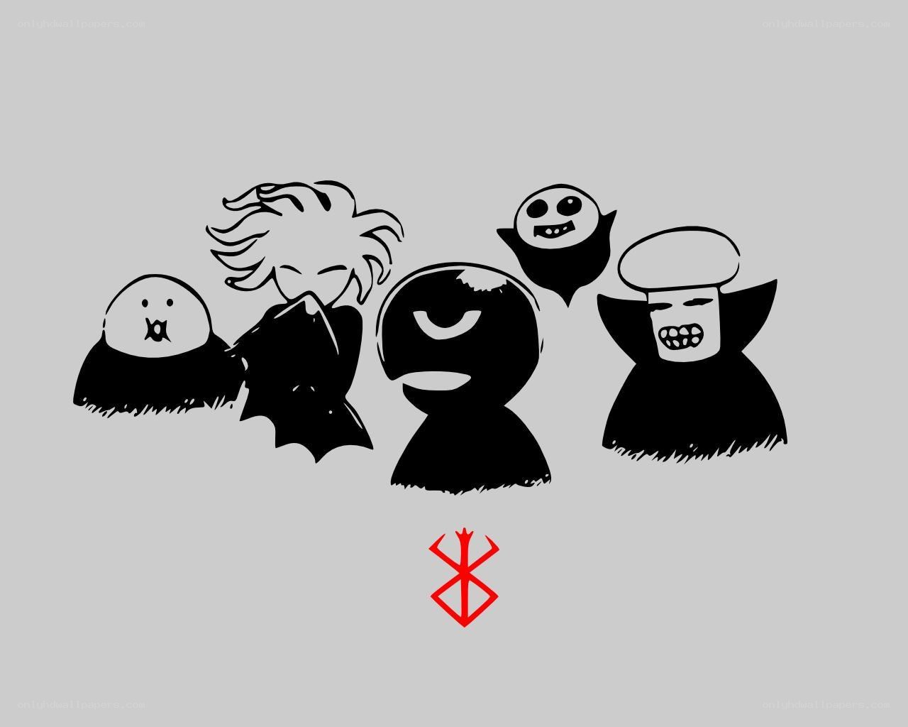 Berserk characters illustration