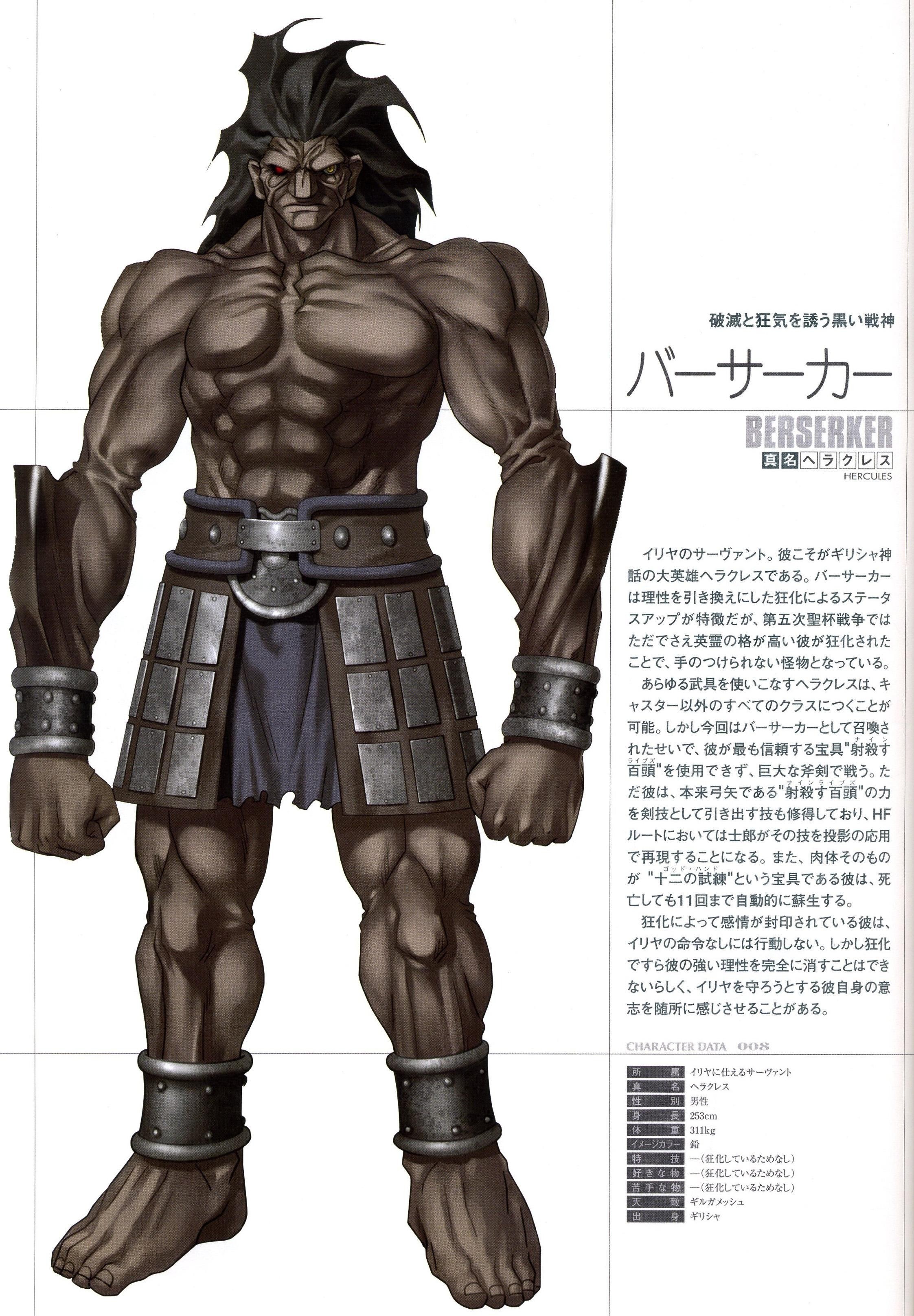 Berserker character design