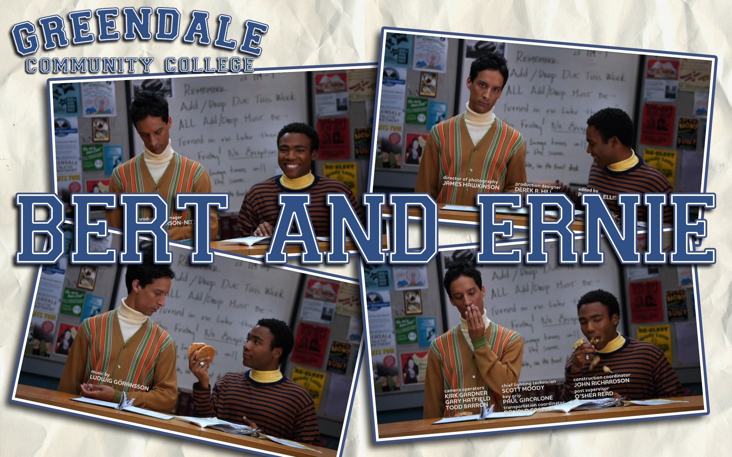 Bert and Ernie at Greendale