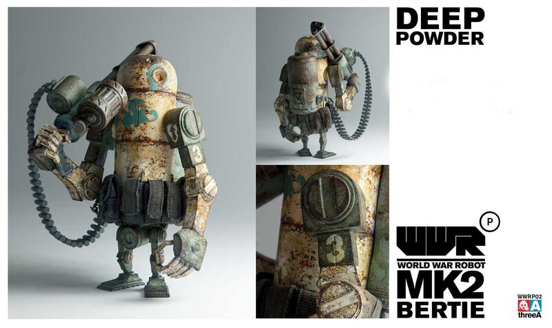 Bertie robot action figure