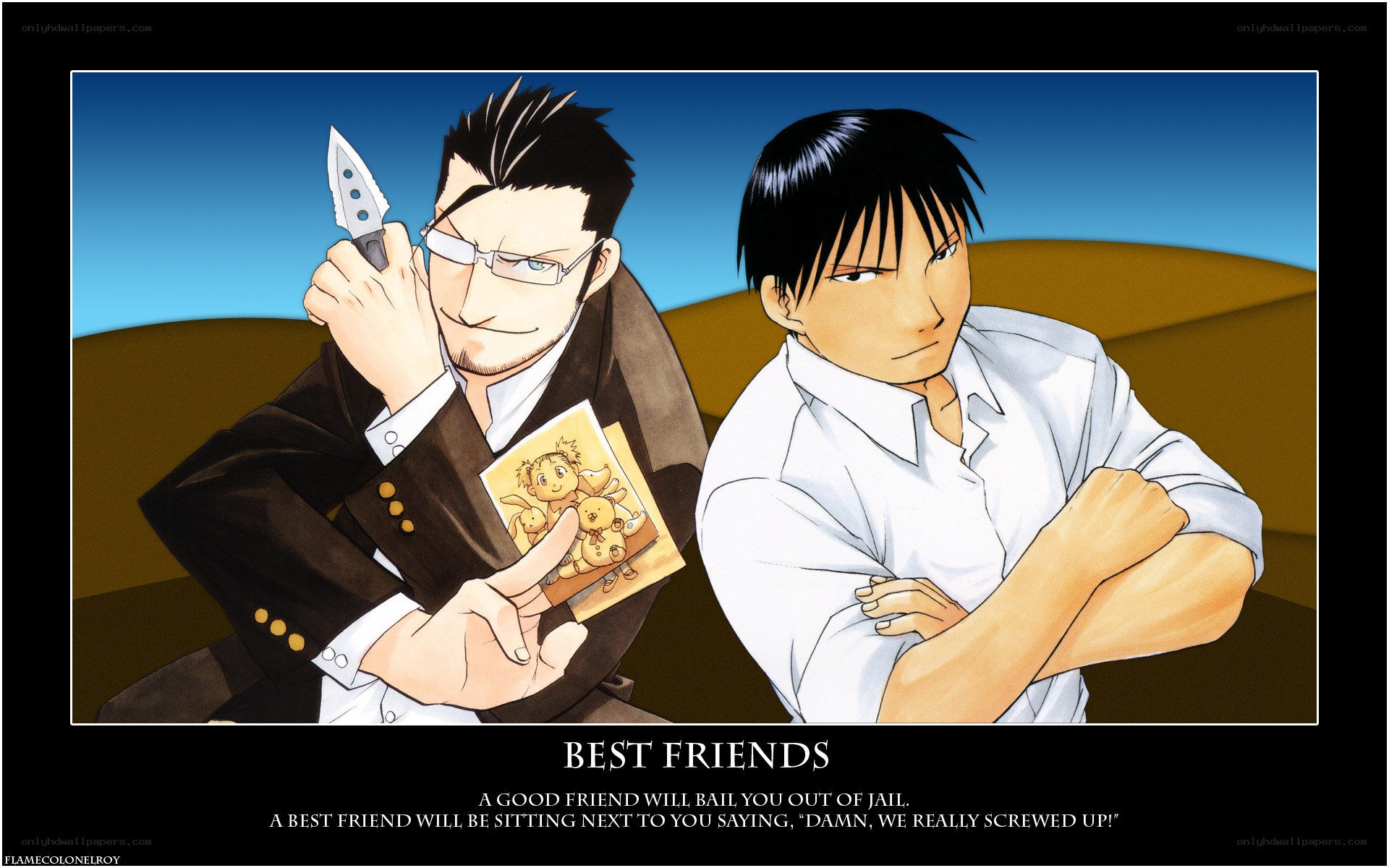 best friends anime meme