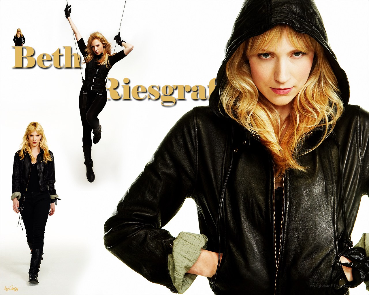 Beth Riesgraf promotional collage
