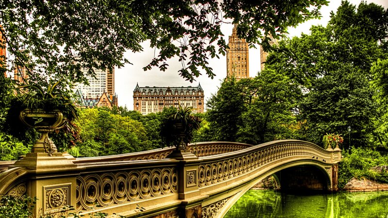 Bethesda Bridge in Park